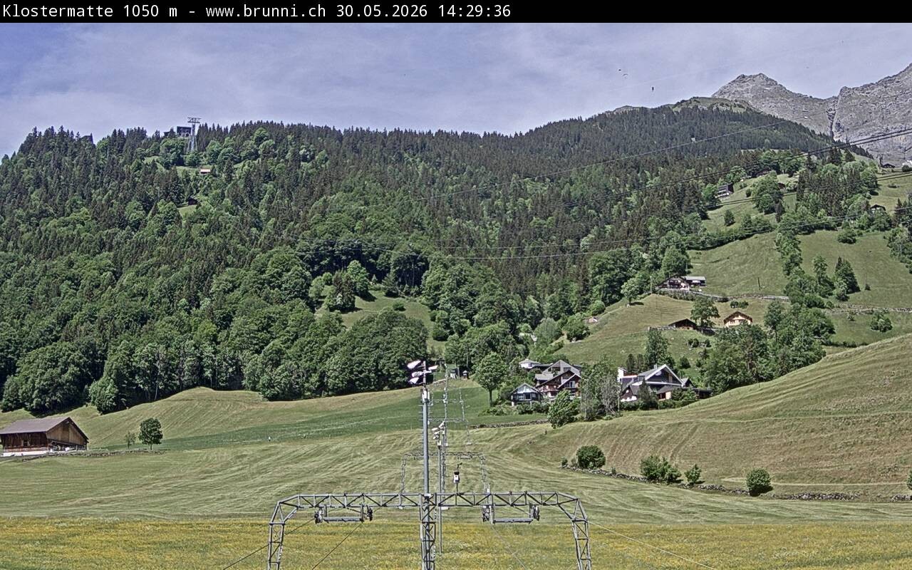 Archived image Webcam Engelberg: T-Bar Klostermatte