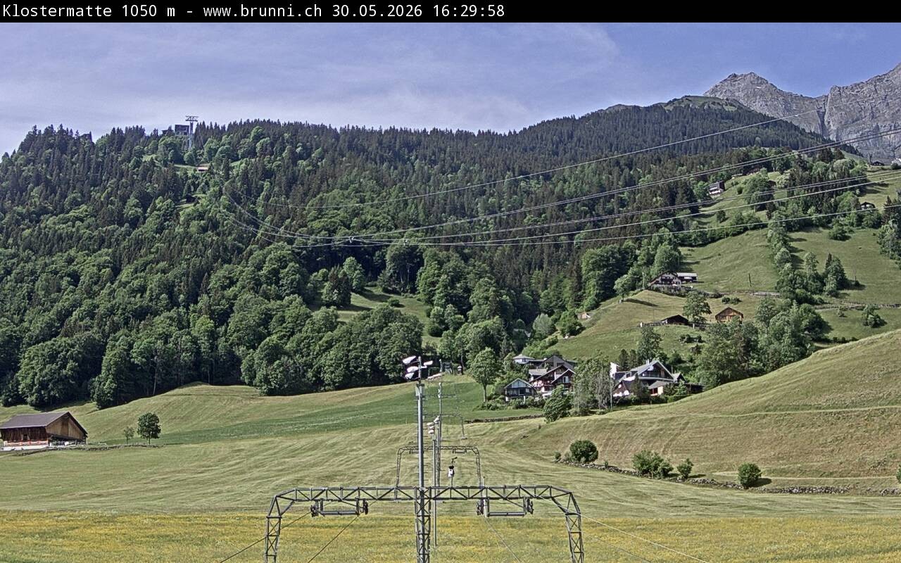 Archived image Webcam Engelberg: T-Bar Klostermatte
