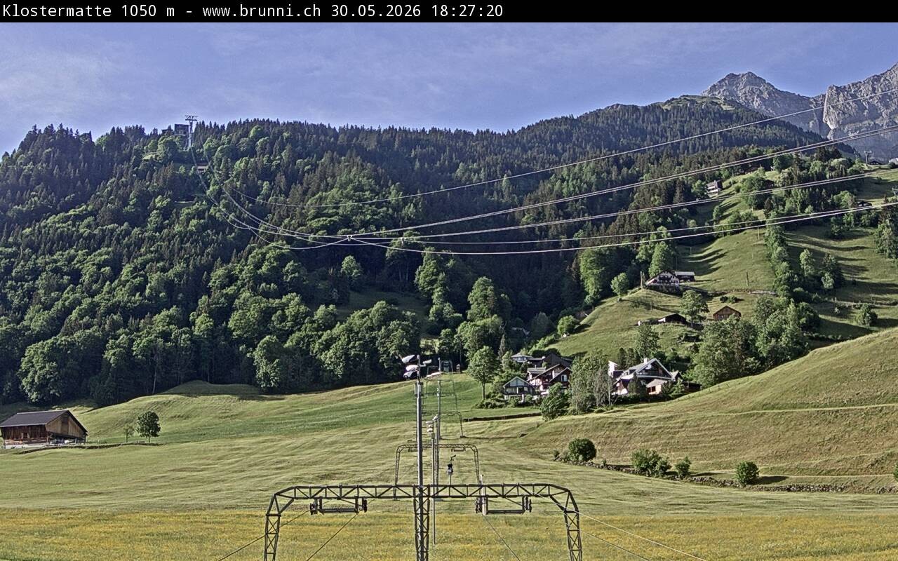 Archived image Webcam Engelberg: T-Bar Klostermatte