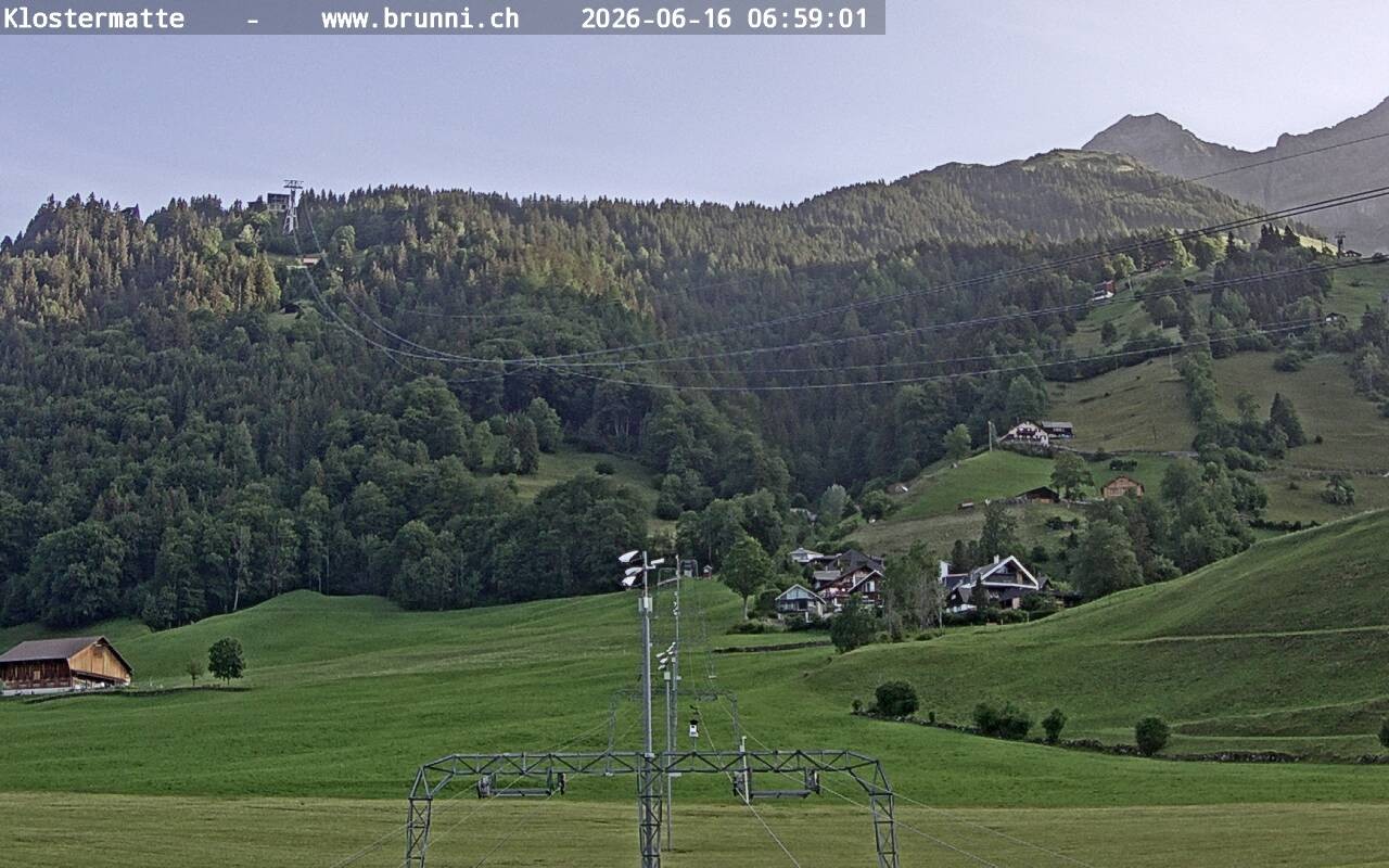 Archiv Foto Webcam Schlepplift Klostermatte in Engelberg