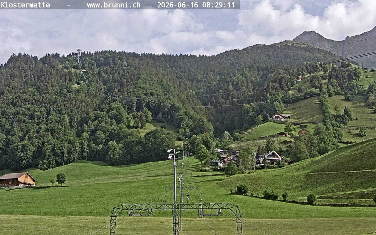 Archiv Foto Webcam Schlepplift Klostermatte in Engelberg