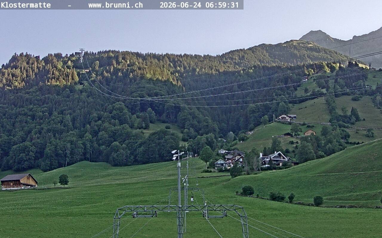 Archiv Foto Webcam Schlepplift Klostermatte in Engelberg