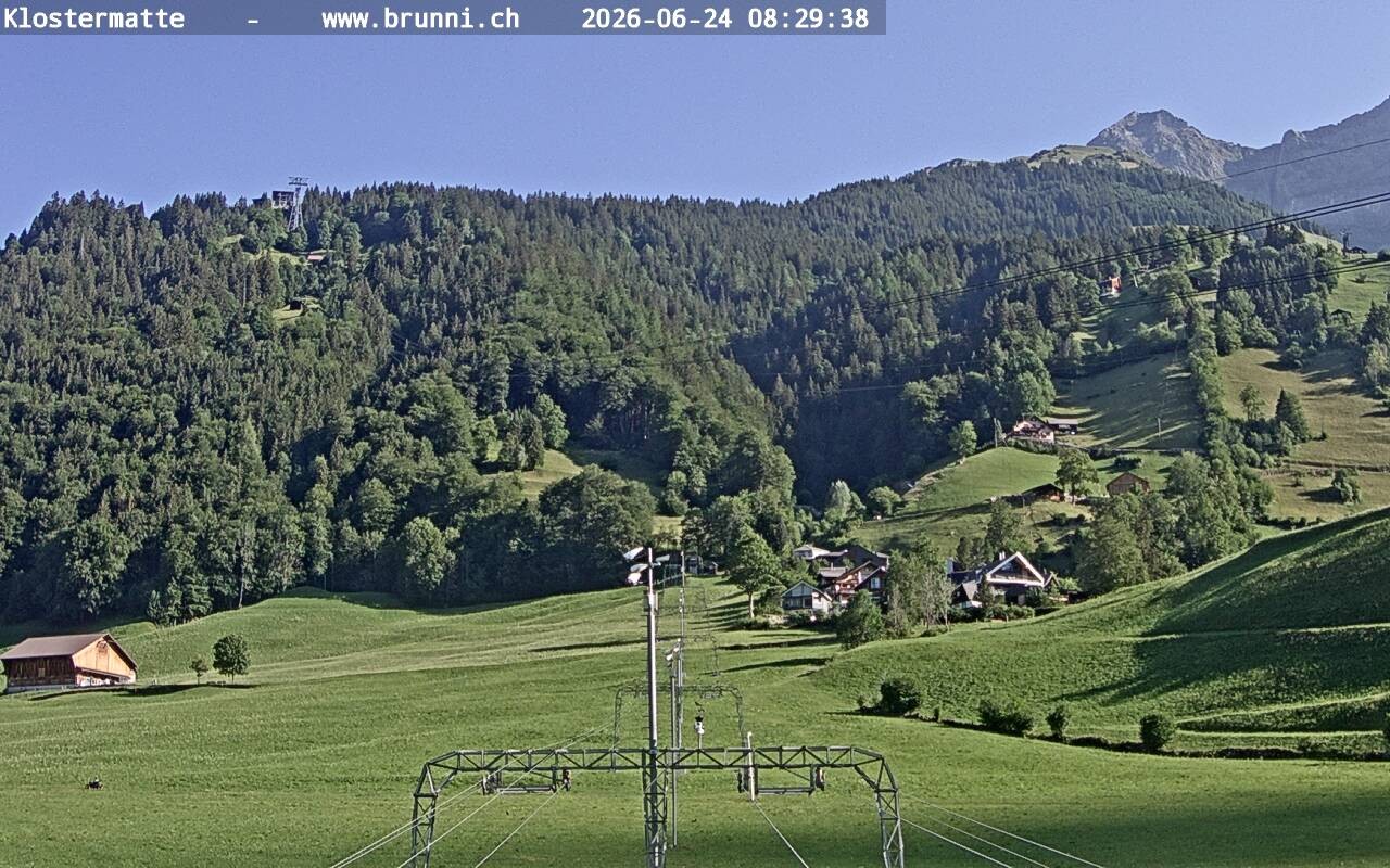 Archiv Foto Webcam Schlepplift Klostermatte in Engelberg