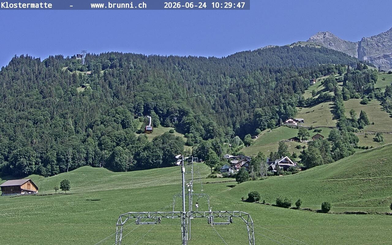 Archiv Foto Webcam Schlepplift Klostermatte in Engelberg