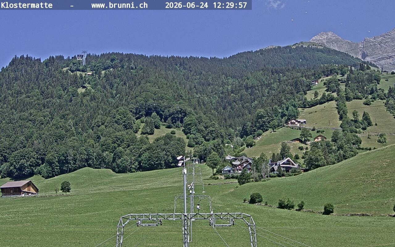 Archiv Foto Webcam Schlepplift Klostermatte in Engelberg