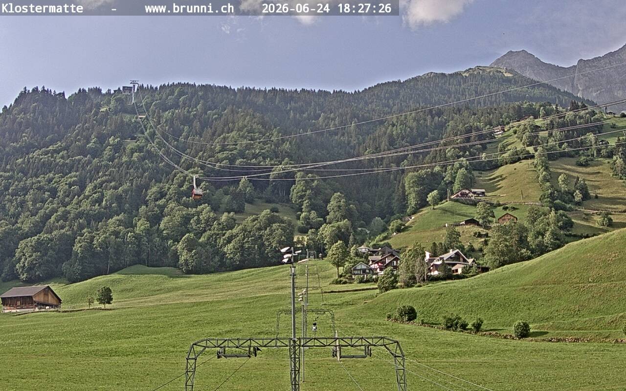 Archiv Foto Webcam Schlepplift Klostermatte in Engelberg