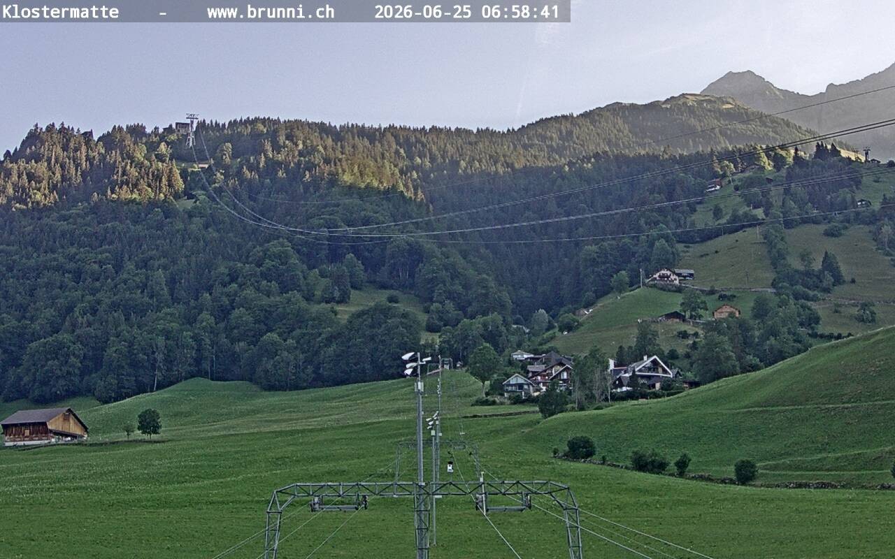 Archiv Foto Webcam Schlepplift Klostermatte in Engelberg