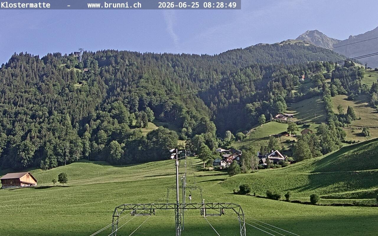 Archiv Foto Webcam Schlepplift Klostermatte in Engelberg