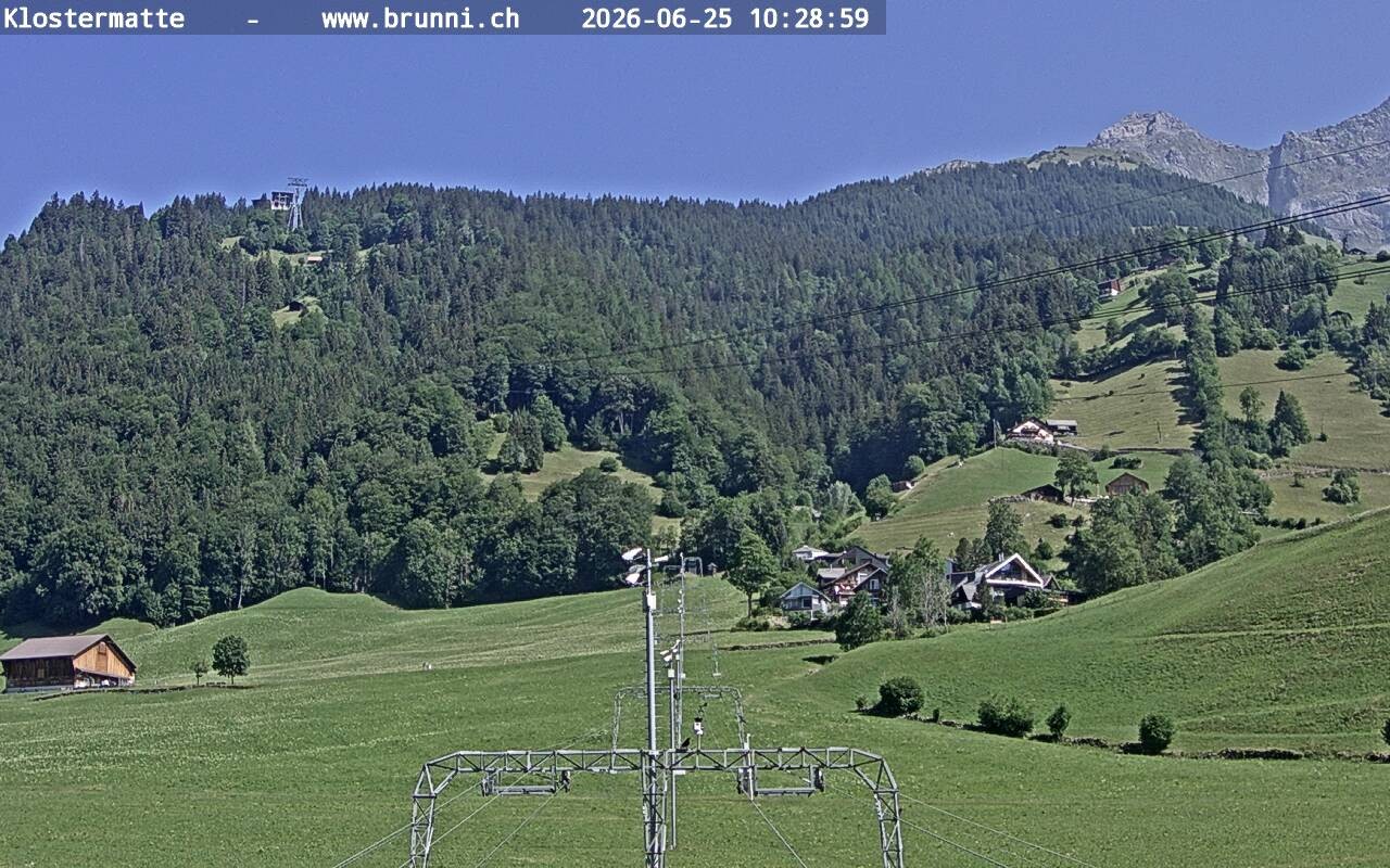 Archiv Foto Webcam Schlepplift Klostermatte in Engelberg