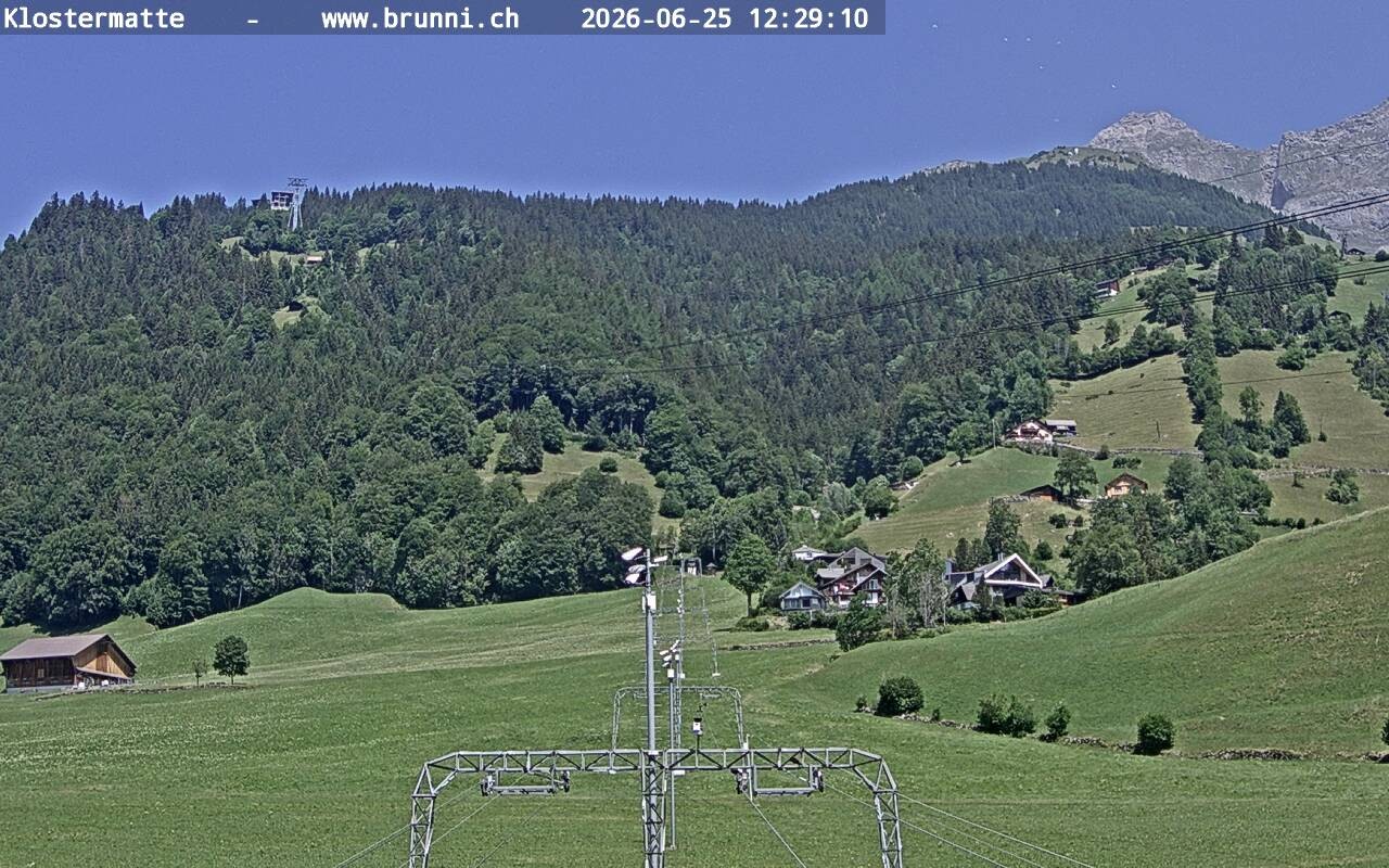 Archiv Foto Webcam Schlepplift Klostermatte in Engelberg