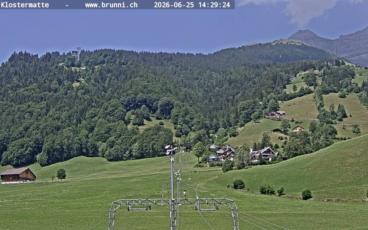Archiv Foto Webcam Schlepplift Klostermatte in Engelberg