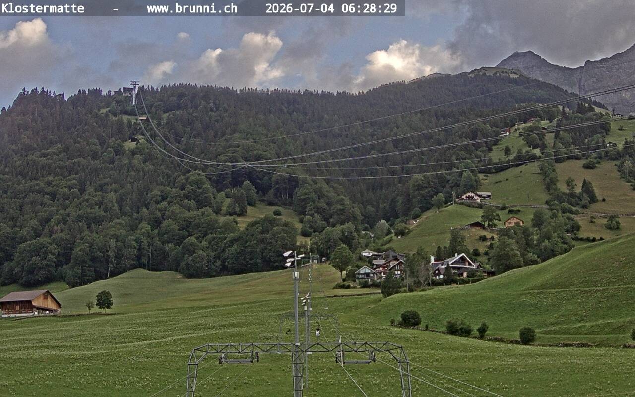 Archiv Foto Webcam Schlepplift Klostermatte in Engelberg
