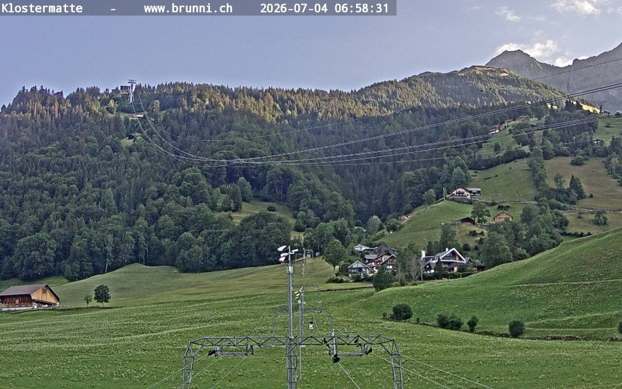 Archiv Foto Webcam Schlepplift Klostermatte in Engelberg