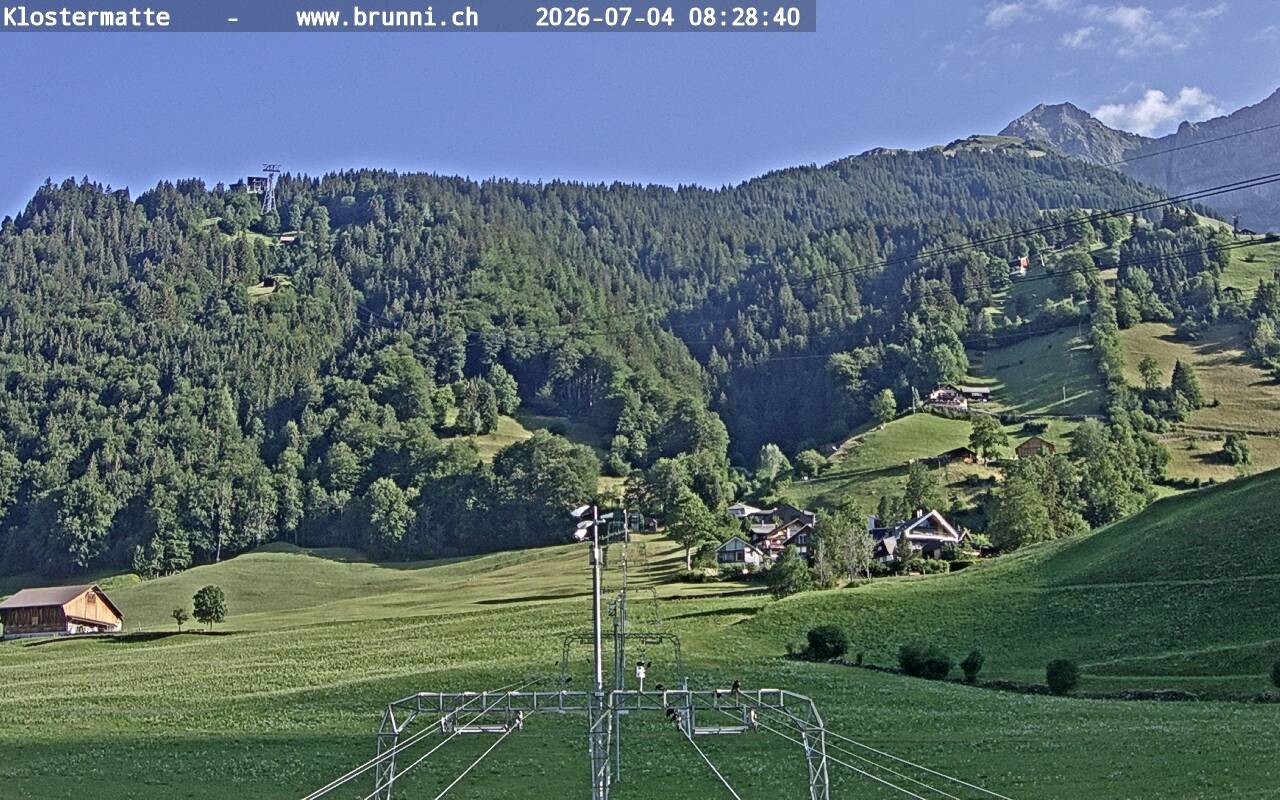 Archiv Foto Webcam Schlepplift Klostermatte in Engelberg