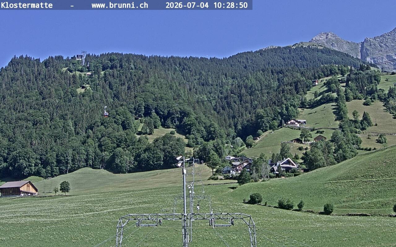 Archiv Foto Webcam Schlepplift Klostermatte in Engelberg