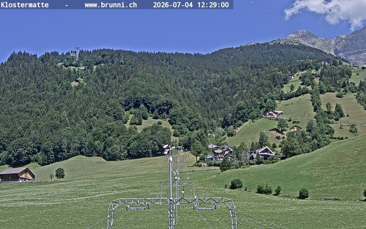 Archiv Foto Webcam Schlepplift Klostermatte in Engelberg