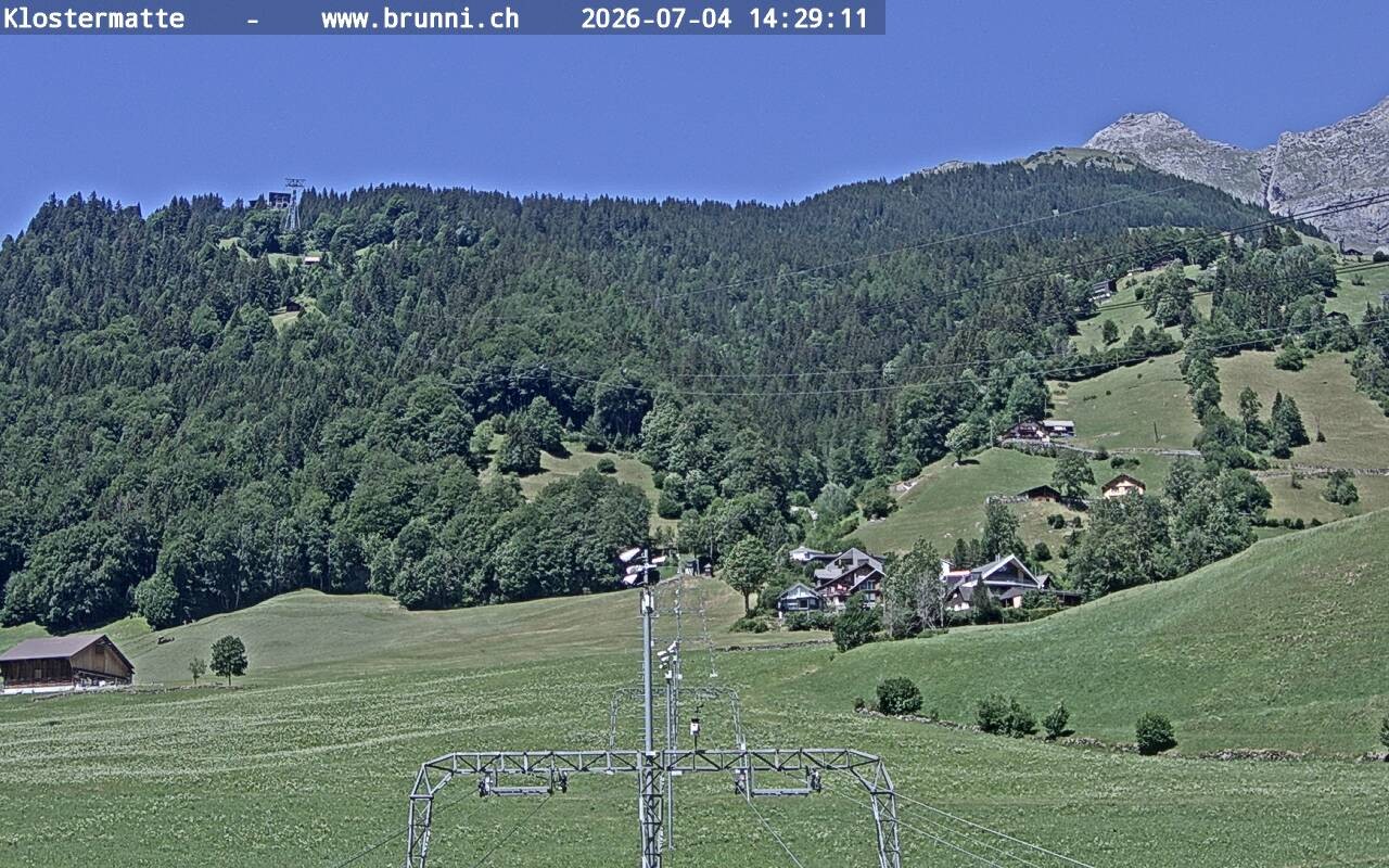 Archiv Foto Webcam Schlepplift Klostermatte in Engelberg