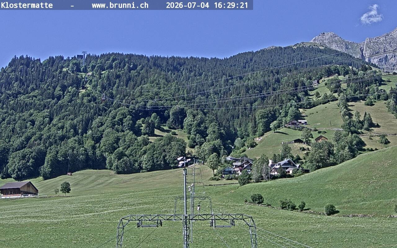 Archiv Foto Webcam Schlepplift Klostermatte in Engelberg