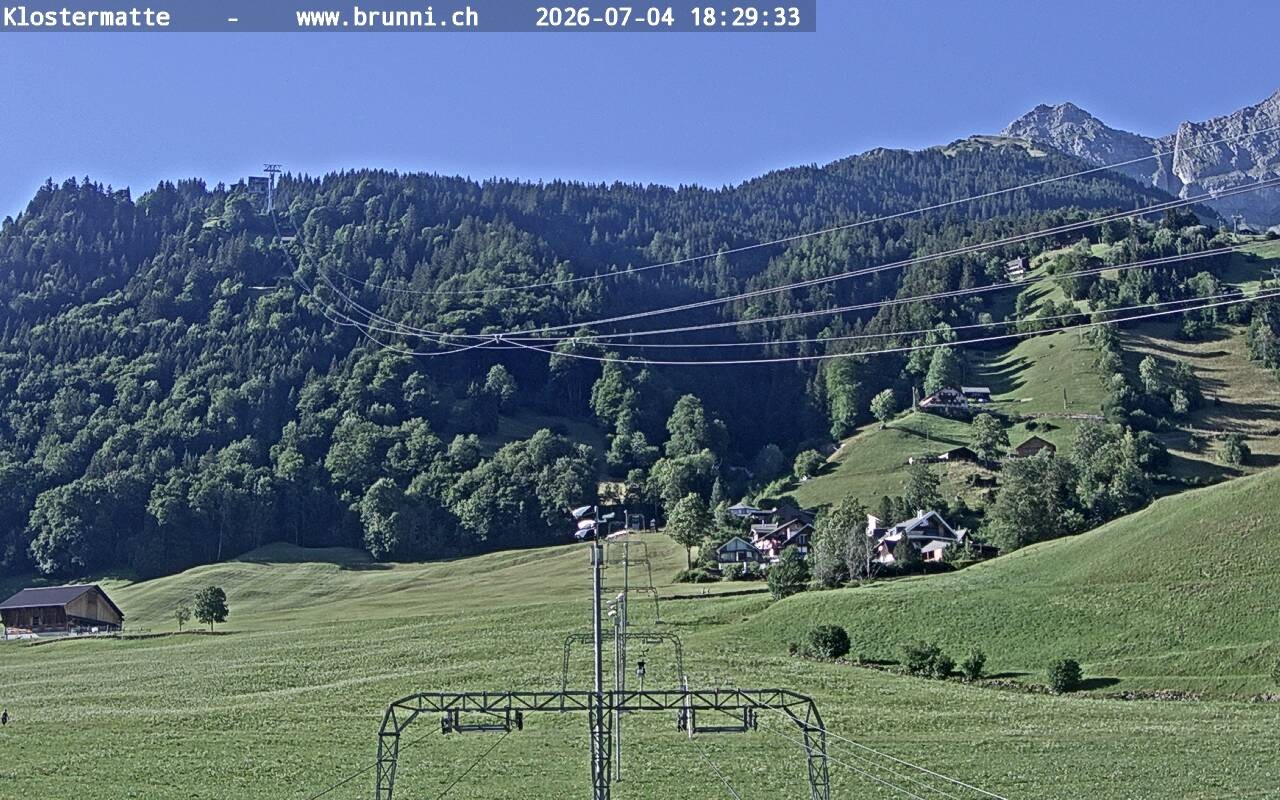 Archiv Foto Webcam Schlepplift Klostermatte in Engelberg