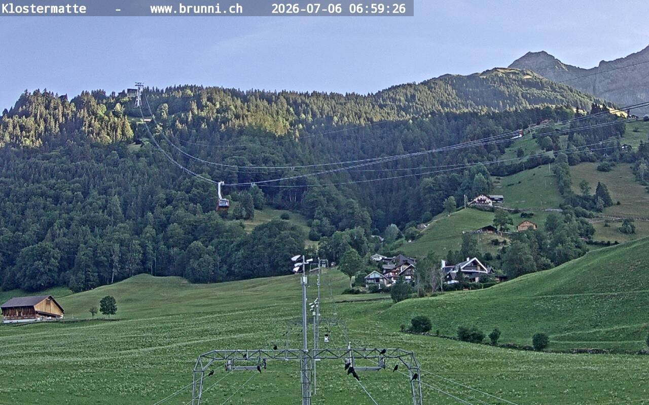 Archiv Foto Webcam Schlepplift Klostermatte in Engelberg