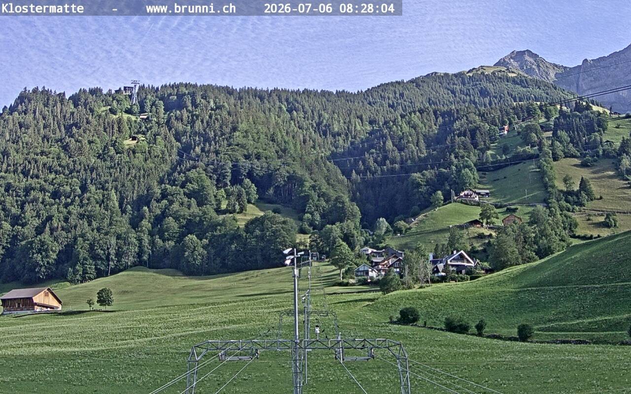 Archiv Foto Webcam Schlepplift Klostermatte in Engelberg