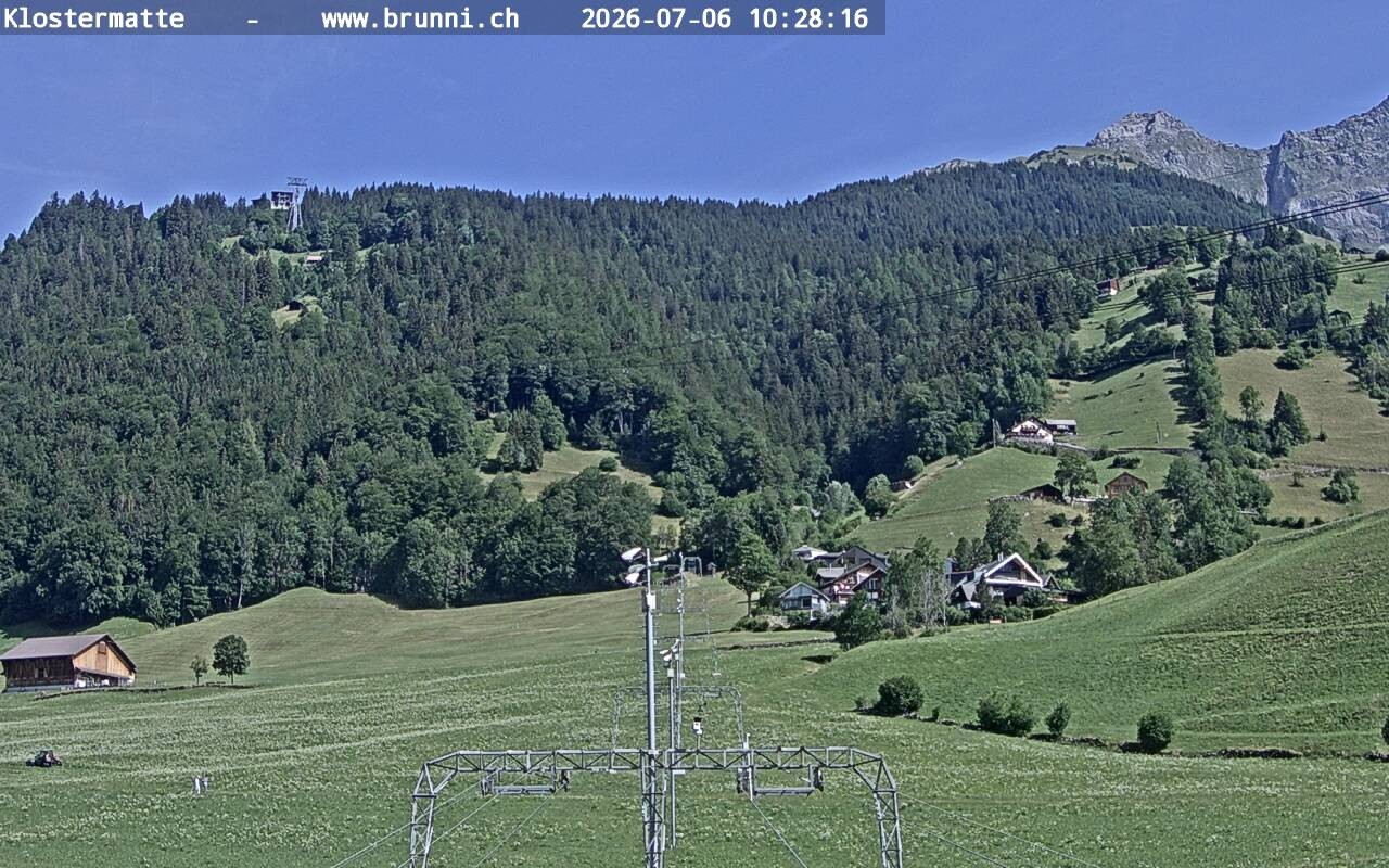 Archiv Foto Webcam Schlepplift Klostermatte in Engelberg