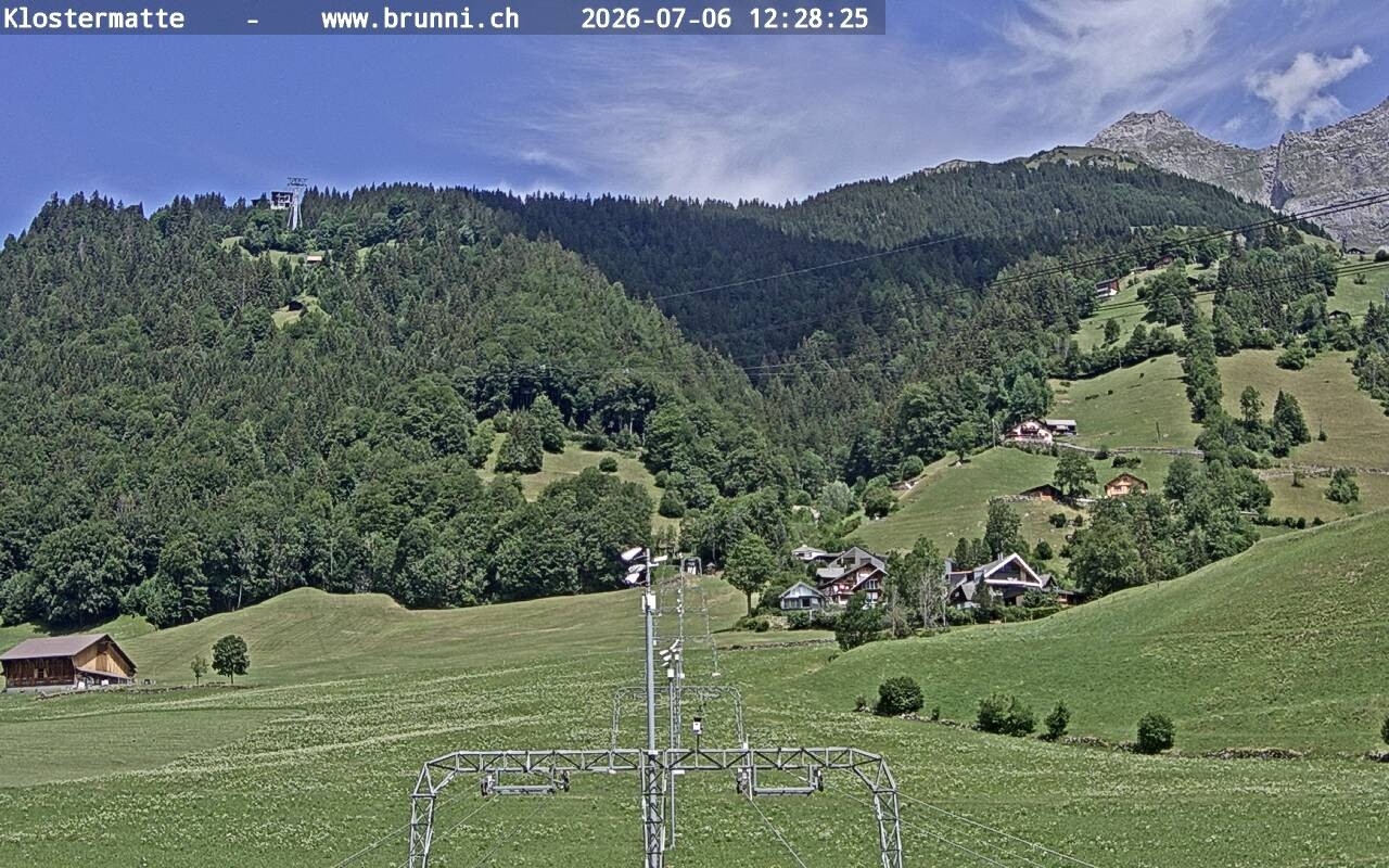 Archiv Foto Webcam Schlepplift Klostermatte in Engelberg
