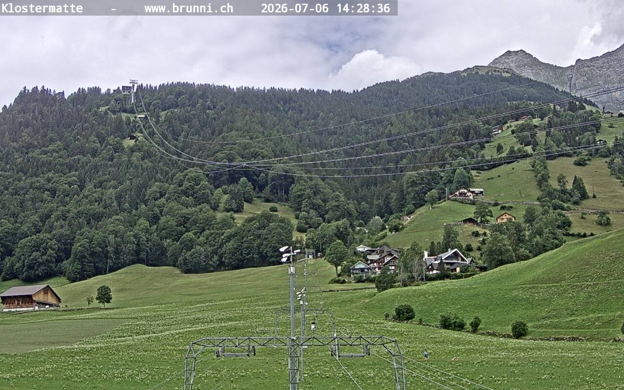 Archiv Foto Webcam Schlepplift Klostermatte in Engelberg