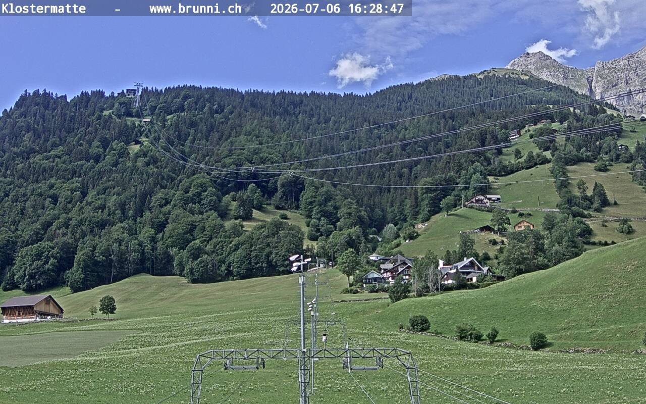 Archiv Foto Webcam Schlepplift Klostermatte in Engelberg