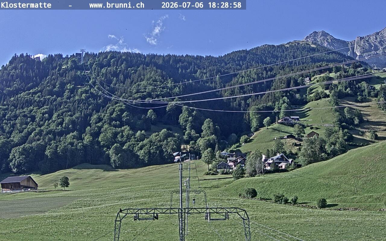 Archiv Foto Webcam Schlepplift Klostermatte in Engelberg