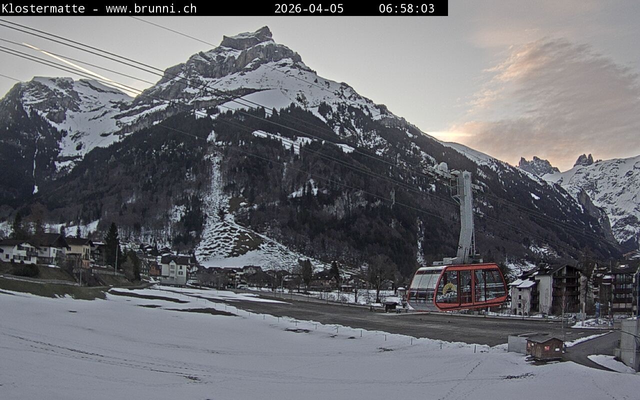 Archiv Foto Webcam Engelberg: Brunni Luftseilbahn