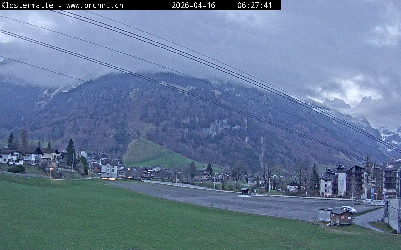 Archived image Webcam Engelberg: Brunni cable car