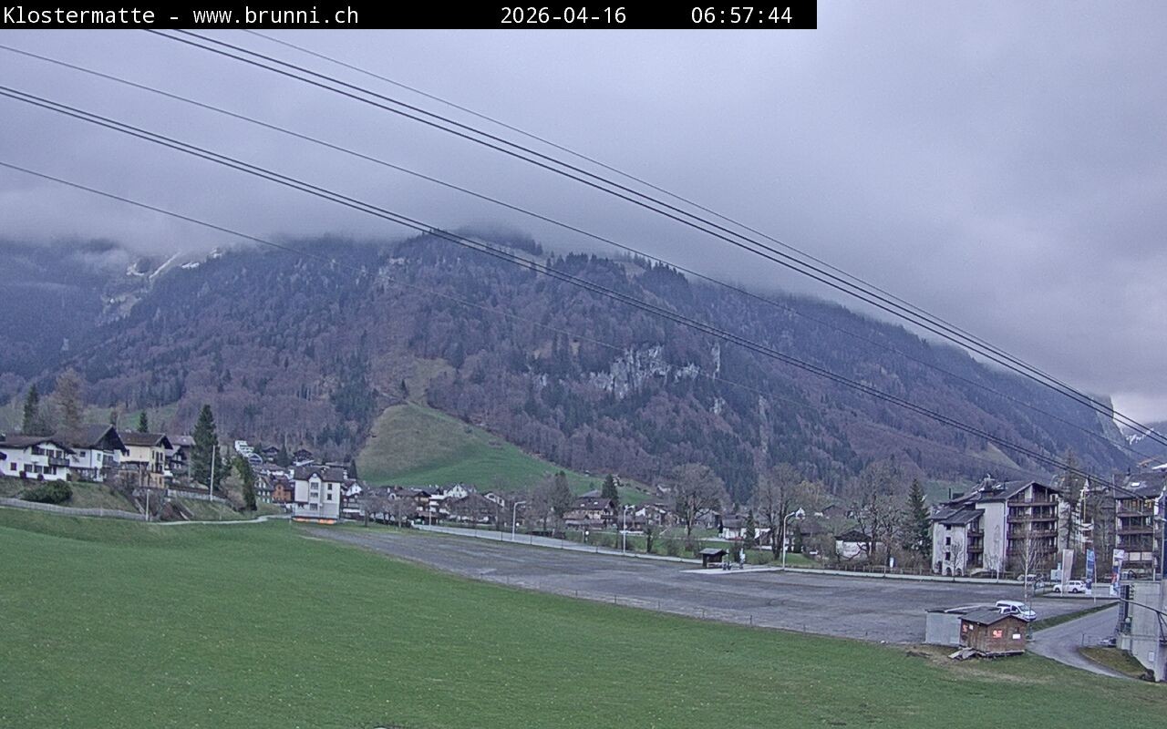 Archived image Webcam Engelberg: Brunni cable car