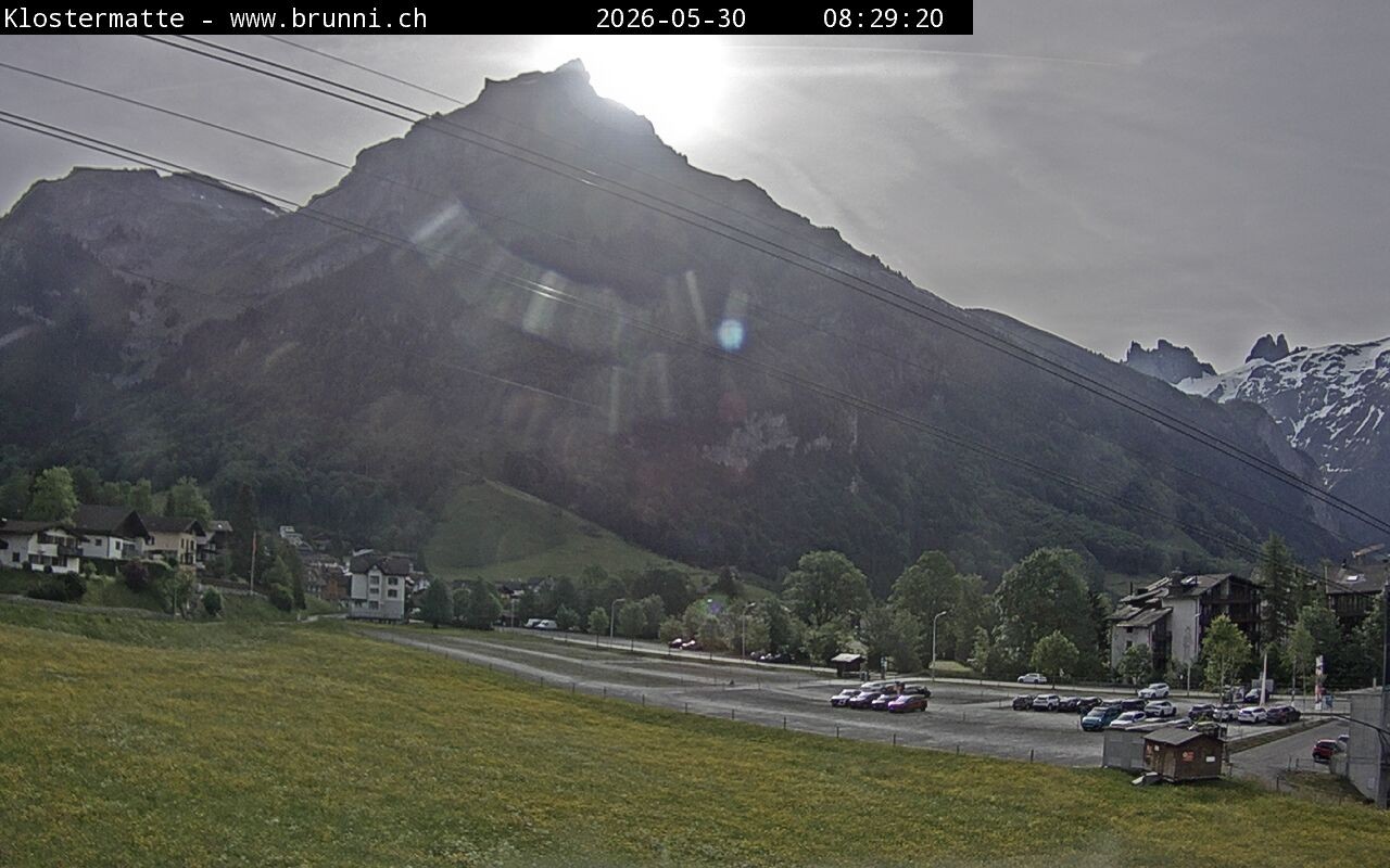 Archived image Webcam Engelberg: Brunni cable car