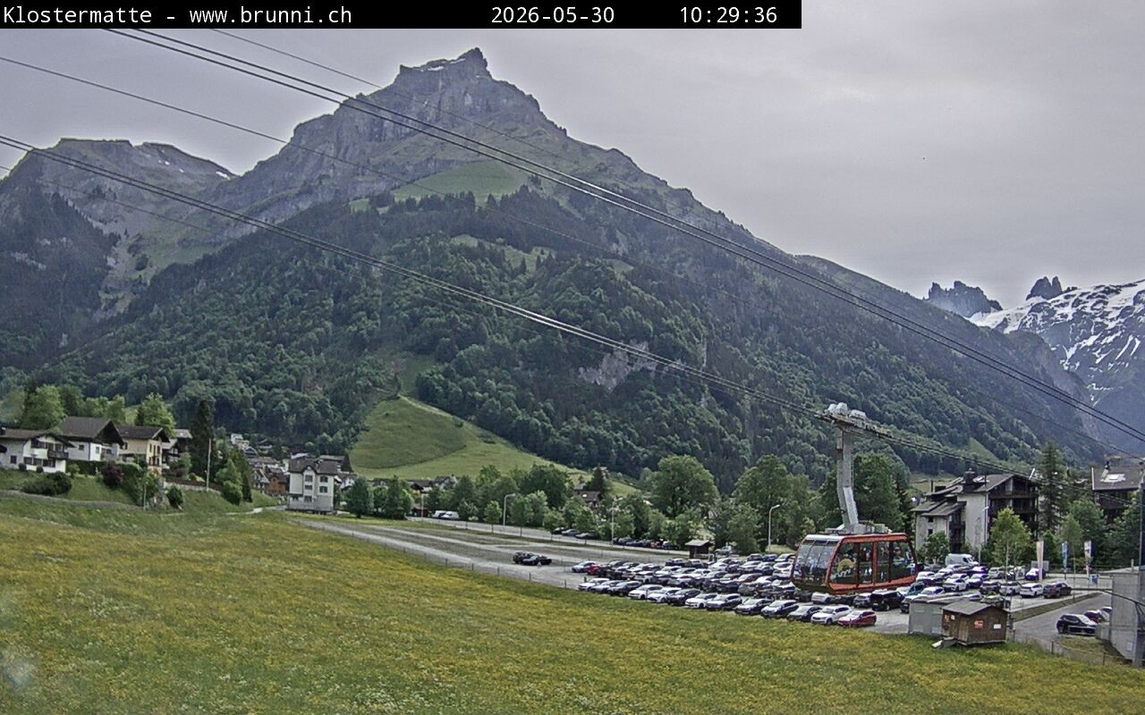 Archived image Webcam Engelberg: Brunni cable car
