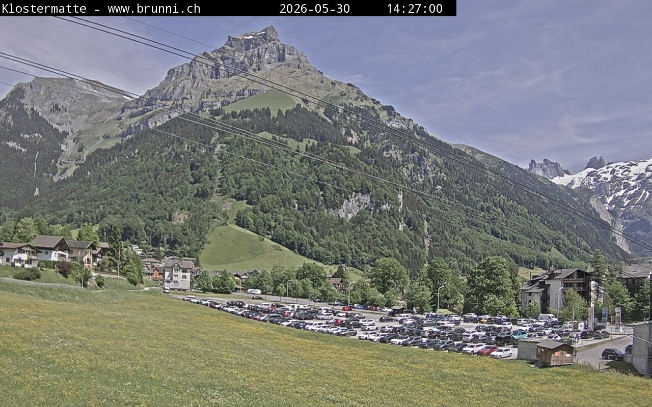 Archived image Webcam Engelberg: Brunni cable car