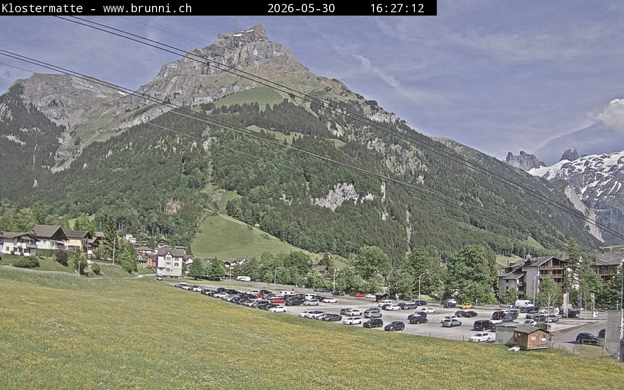 Archived image Webcam Engelberg: Brunni cable car