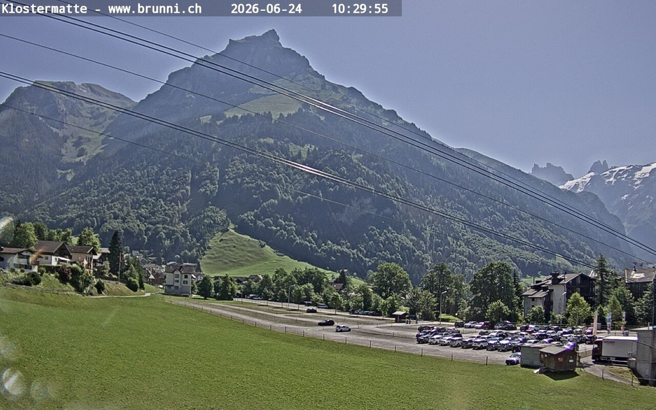 Archived image Webcam Engelberg: Brunni cable car