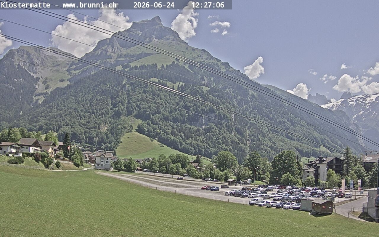 Archived image Webcam Engelberg: Brunni cable car