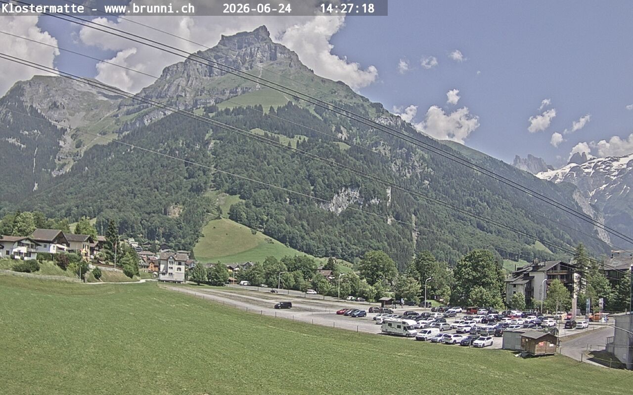 Archived image Webcam Engelberg: Brunni cable car