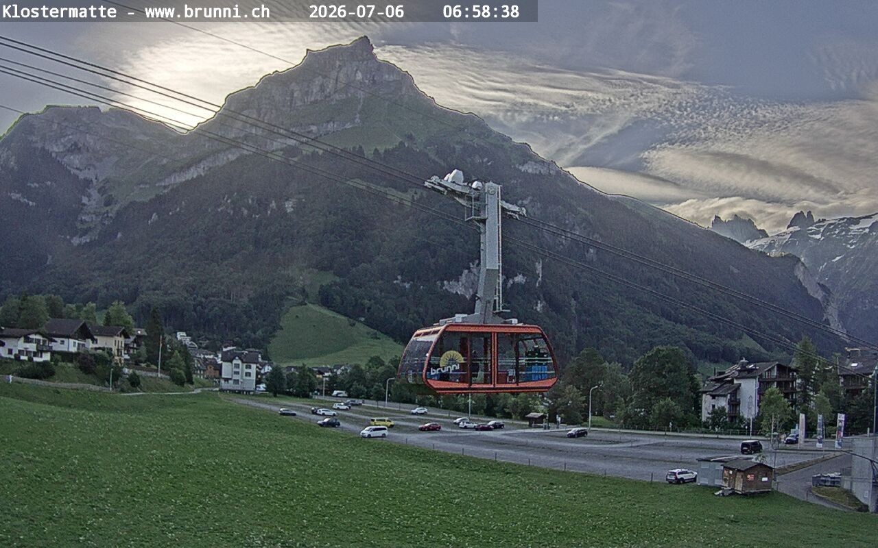 Archiv Foto Webcam Engelberg: Brunni Luftseilbahn