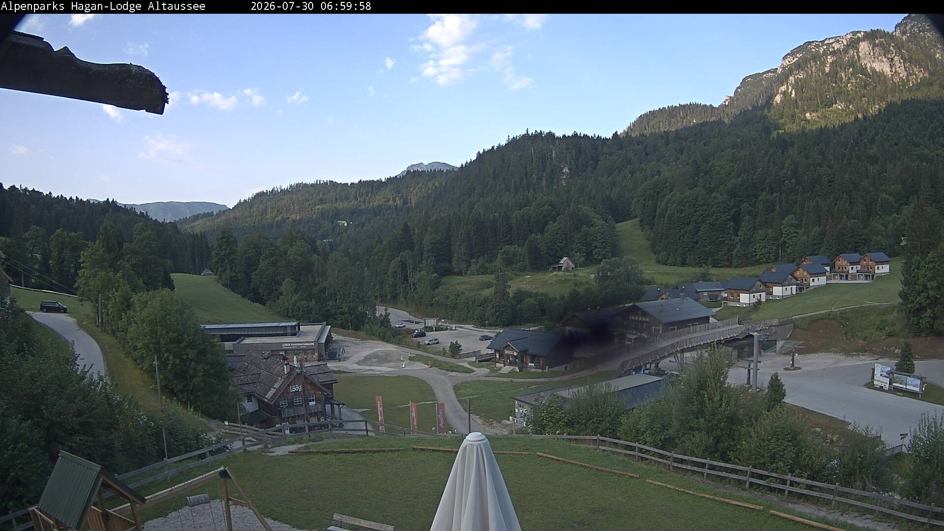 Archived image Webcam Altaussee: Hagan Lodge