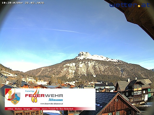 Archived image Webcam Altaussee: Volunteer Fire Department