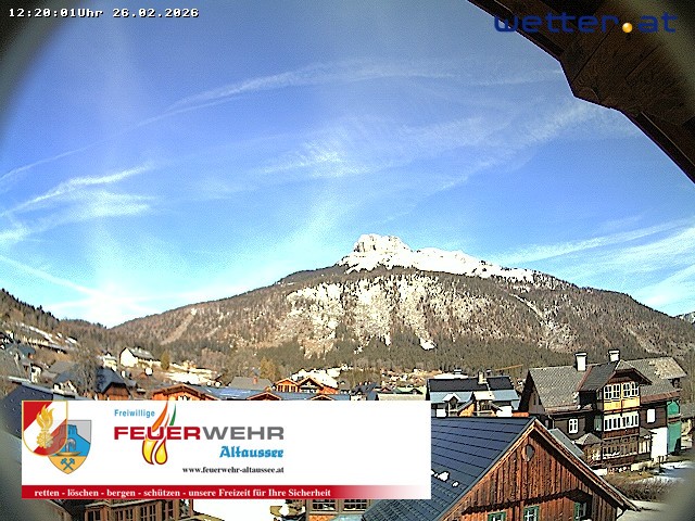 Archived image Webcam Altaussee: Volunteer Fire Department