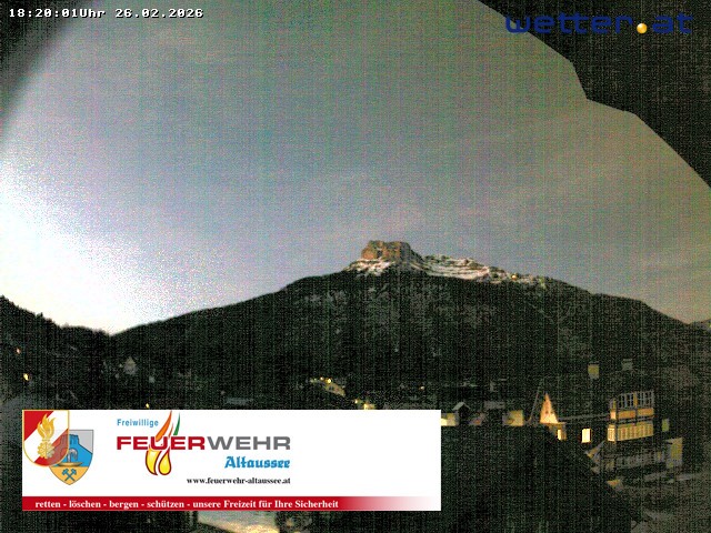 Archived image Webcam Altaussee: Volunteer Fire Department