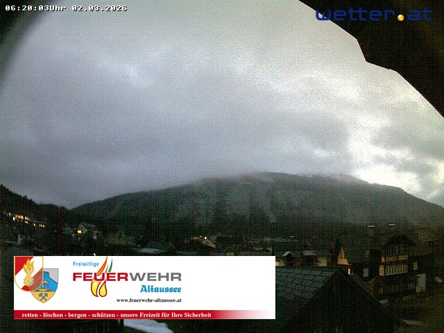 Archiv Foto Webcam Rüsthaus Freiwillige Feuerwehr Altaussee
