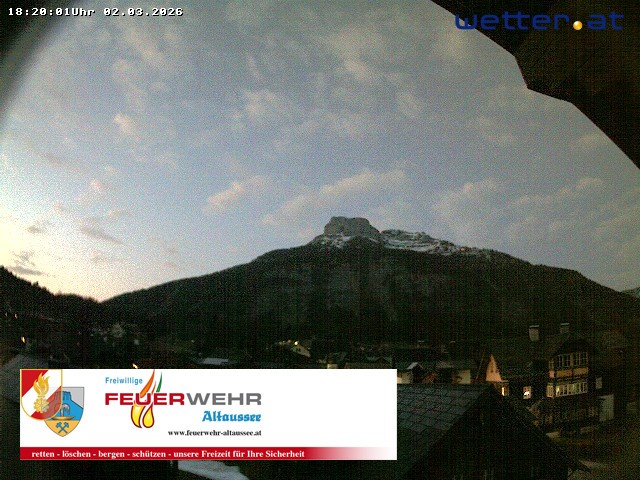 Archiv Foto Webcam Rüsthaus Freiwillige Feuerwehr Altaussee