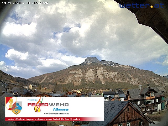 Archiv Foto Webcam Rüsthaus Freiwillige Feuerwehr Altaussee