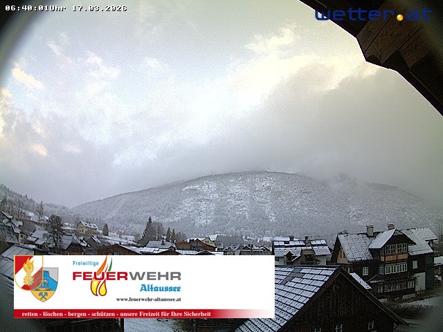 Archiv Foto Webcam Rüsthaus Freiwillige Feuerwehr Altaussee