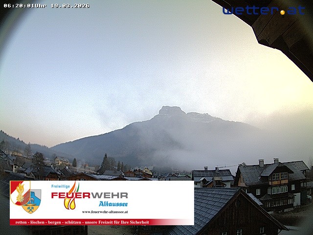 Archiv Foto Webcam Rüsthaus Freiwillige Feuerwehr Altaussee